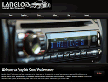 Tablet Screenshot of langloissoundperformance.com